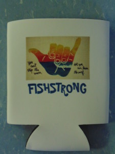 Stop the Wave Fishstrong Koozie